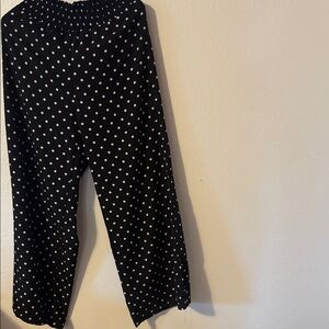 Black Polka Dot Pants